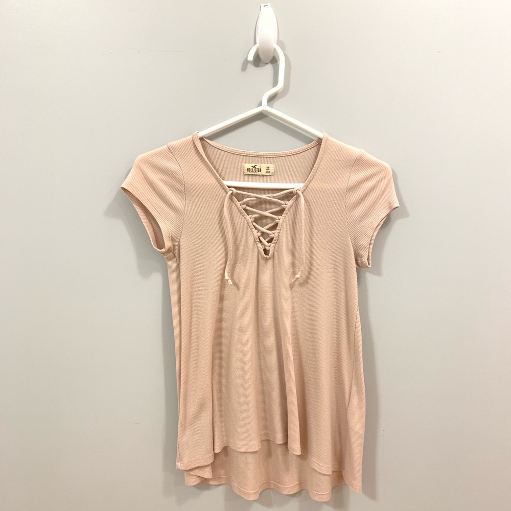 Lace up tee | Hollister